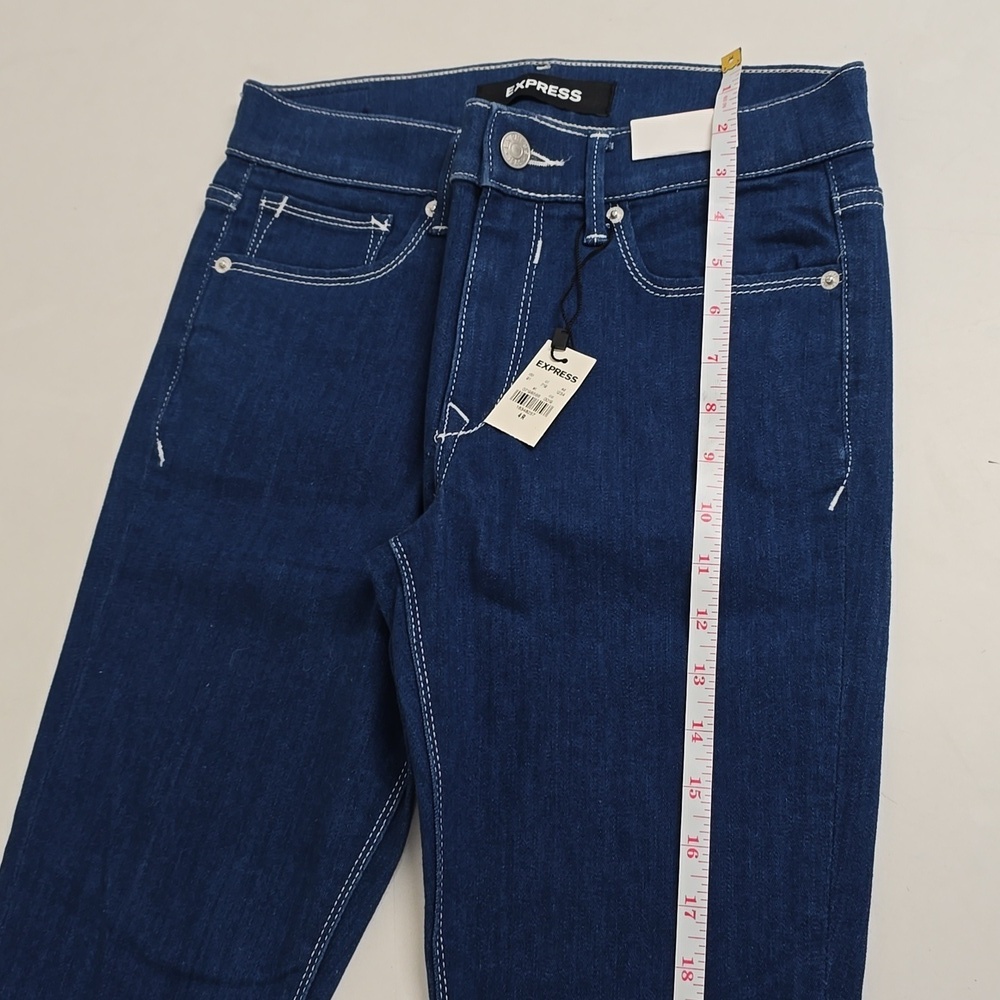 Express Ankle Legging Mid Rise Jeans - Picture 4 of 14